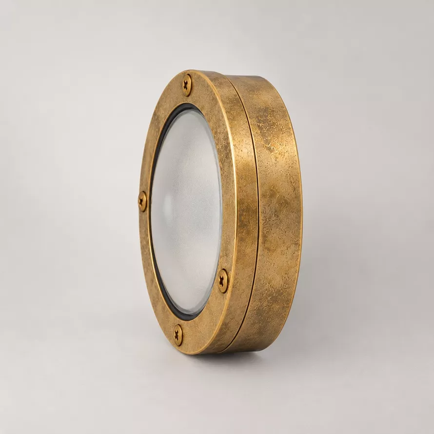Brass Bulkhead Light