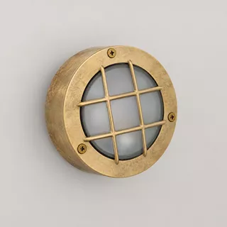 Brass Bulkhead Light