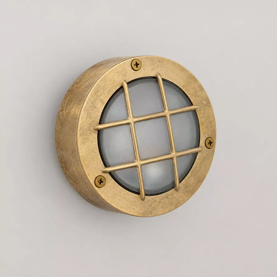Brass Bulkhead Light