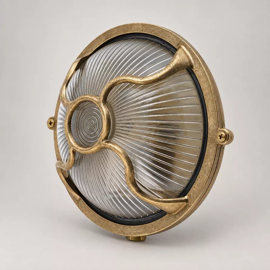 Brass Bulkhead Light