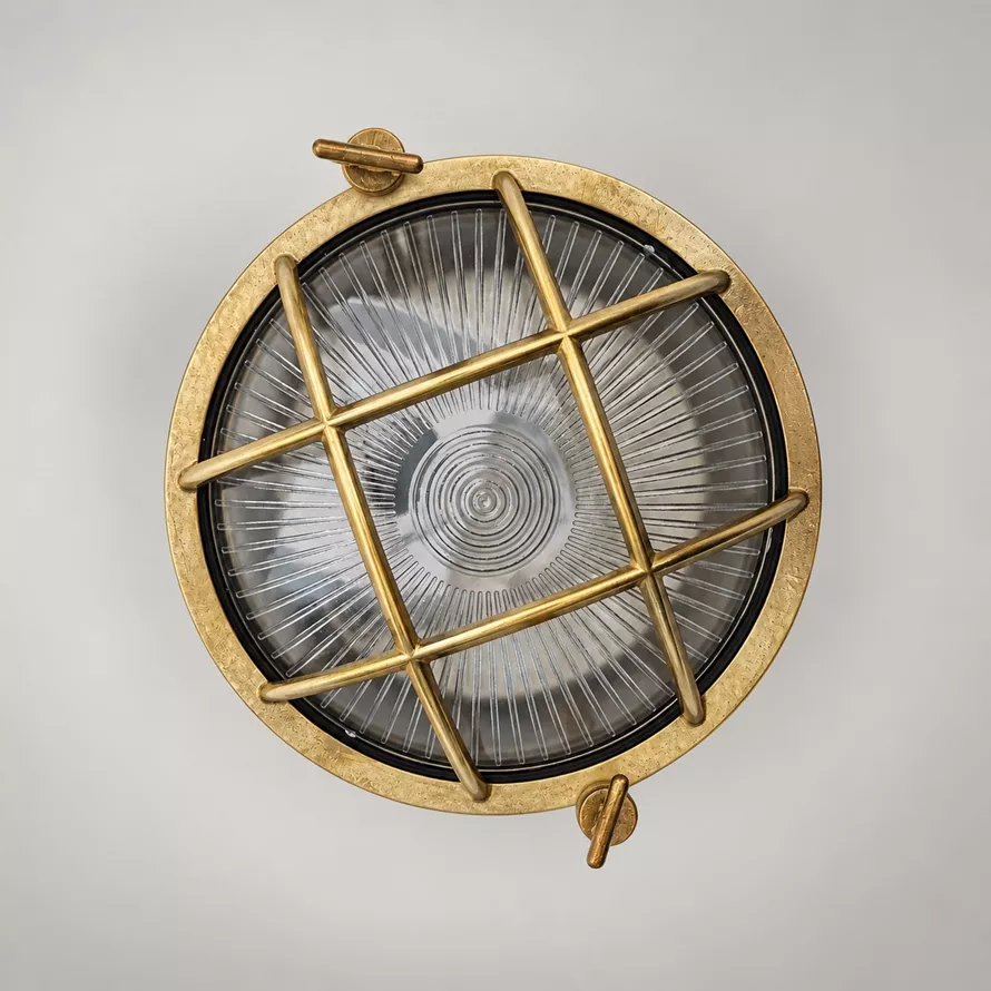 Brass Bulkhead Light
