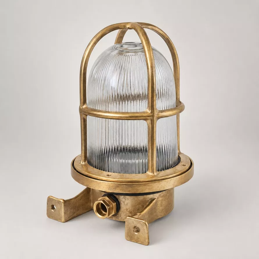Brass Bulkhead Light